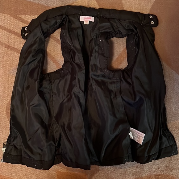 EUC Grane Girl’s Puffer Vest, full zip w clasp belt, M - Picture 4 of 16